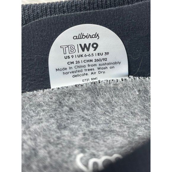 Allbirds Tree Breezers Blue Slip On Flat Shoes Womens Size 9 - Picture 6 of 7